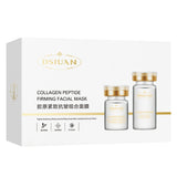 Korea 6 vials Collagen Peptides Freeze-Dried Powder Mask Kit Facial Firming Moisturizing Hydration Rejuvenating Skin Care Beauty