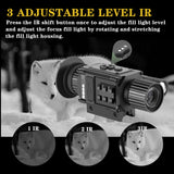 Cámara de visión nocturna digital NV002M, videocámara de 1080P, monocular infrarrojo con modo de imagen múltiple, mira de caza nocturna