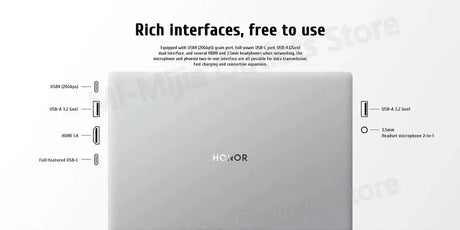Honor X14 Plus laptop R7-8845HS Radeon 780M 16G+512GB SSD 60Hz IPS Full Eye Screen 14-inch Notebook Win11 - Lootquake