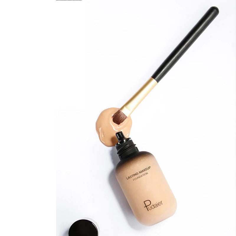 Face Foundation Makeup Base Cream Mineral Full Coverage Concealer No Cracking No Drying Waterproof Face Corrector