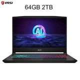 Portátil MSI Katana A17 AI 2024 de 17,3 pulgadas, pantalla IPS 2.5K QHD de 240 Hz, netbook AMD Ryzen R9-8945HS de 16 GB, 1 TB RTX4060, para juegos