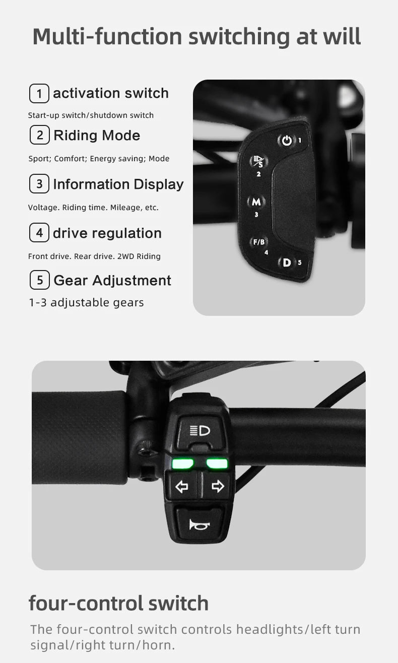 Patinete eléctrico Boyueda S5-11, motor de 6000 W, batería de 60 V y 38 Ah, control por aplicación de seguridad NDavid, neumáticos silenciosos