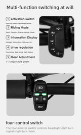 Patinete eléctrico Boyueda S5-11, motor de 6000 W, batería de 60 V y 38 Ah, control por aplicación de seguridad NDavid, neumáticos silenciosos
