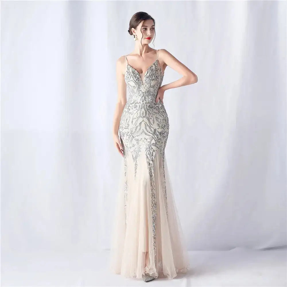 Luxury Youthful Women's Elegant Long Dress Party 2024 Graduation Ceremonies Prom Evening Formal on Sale Clearance Summer Fashion