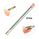 4 Pcs/Set Professional Stainless Steel Nail Cutter Scissor Nippers Muti Function Cuticle Pusher Remover Nail Care Manicure Kits