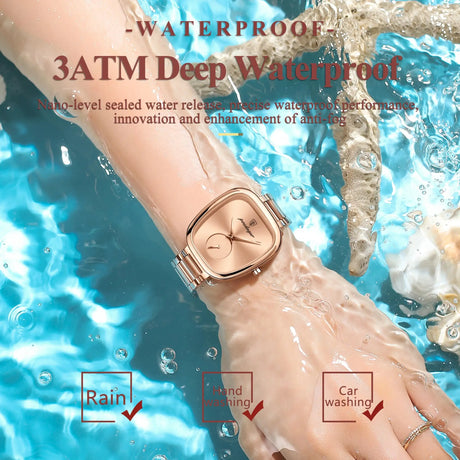POEDAGAR Luxury Watch for Woman Waterproof Stainless Steel Quartz Ladies Watch High Quality Women's Watches Elegant Female Clock - Lootquake