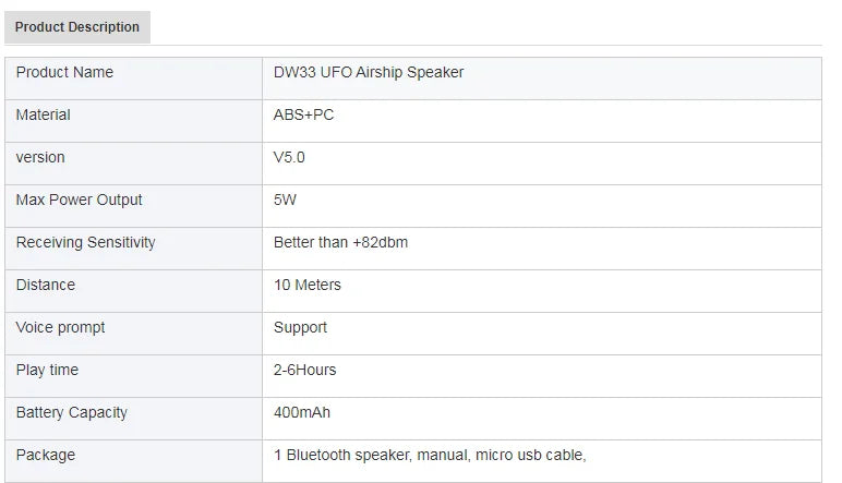 Mini haut-parleur portable Bluetooth avec éclairage LED RGB, design OVNI, vaisseau spatial, haut-parleur sans fil, idéal comme cadeau, compatible TF