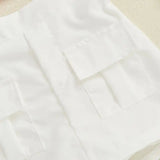 Adorable Baby Girl Sleeveless Top and Shorts Set with Cute Butterfly Print for Summer Outfit 2 Pieces Set - Lootquake