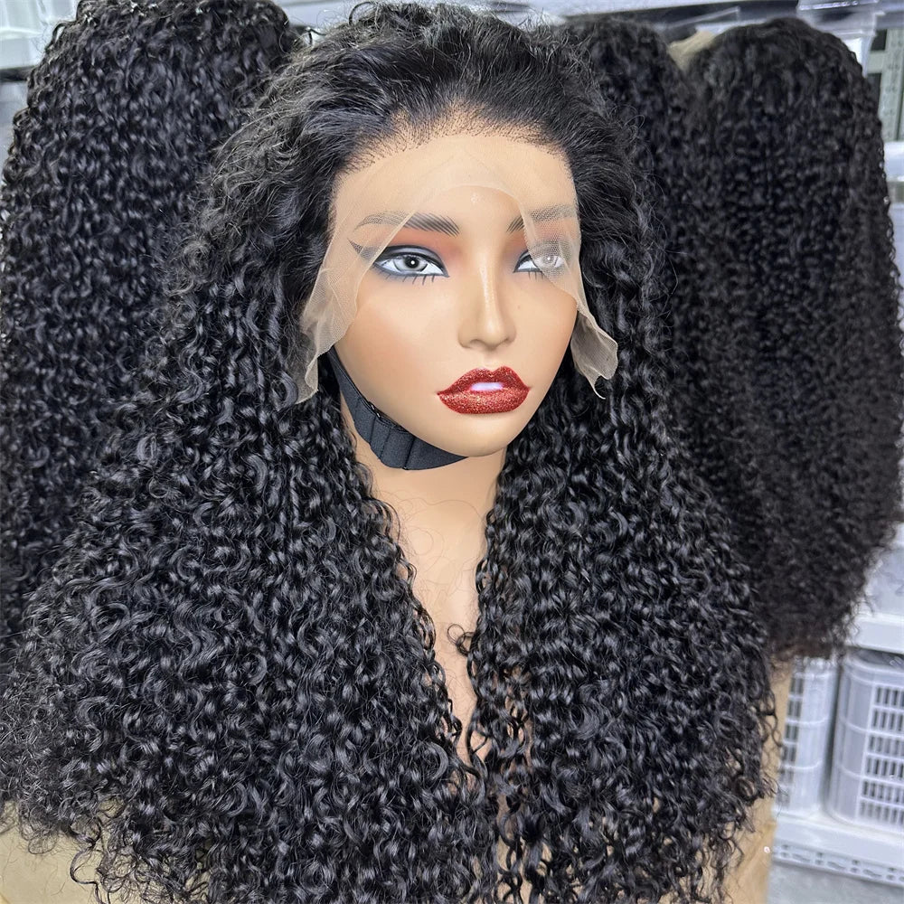 250% Density Burmese Pixie Curly Lace Frontal Wig | Natural Color Remy Human Hair