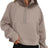 Womens Sweatshirts Half Zip Cropped Pullover Fleece Quarter Zipper Hoodies Fall outfits Clothes Thumb Hole - Lootquake