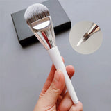LOYBJ Brocha de base superfina, brocha profesional para base, corrector, crema, brocha de maquillaje plana, base líquida, herramientas de maquillaje facial