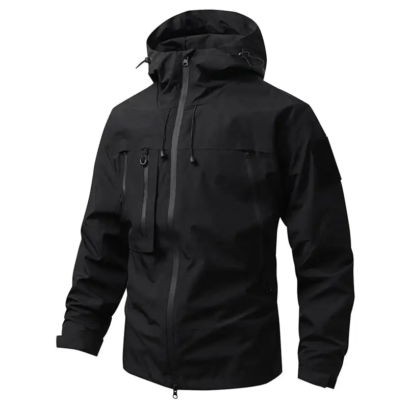Autumn Men's Mountain Ski Jackets Outdoor Windbreaker Hiking Hooded Coats for Men Climbing Waterproof Jackets Raincoat Clothing - Lootquake