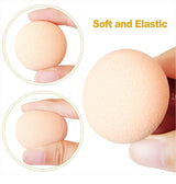 Lot de 3 pinceaux de maquillage pour femme, houppette à tête de champignon, pour fond de teint, correcteur, estompeur, avec manche lisse, outils de beauté