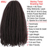 18" Marley Twist Braiding Hair | Crochet Braids | Afro Twist Kinky Hair Extensions | Ombre Colors | 30 Strands/Pack