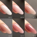 VENALISA 7.5ml Quick Construction Gel Semi Transparent Jelly Color Nail Gel Polish Strengthener Soak Off UV LED Nude Pink Gel
