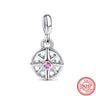 New 925 Silver Rings Styling Two-ring Connector Links Charms Beads Fit Original Pantaro Me Rings Bracelet DIY For Women Jewelry - Lootquake