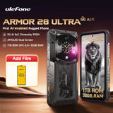 【Première mondiale】Ulefone Armor 28 Ultra 5G Téléphone robuste IA 1 To ROM + 32 Go RAM Smartphone Android AMOLED 6,67" 10600 mAh Téléphone portable