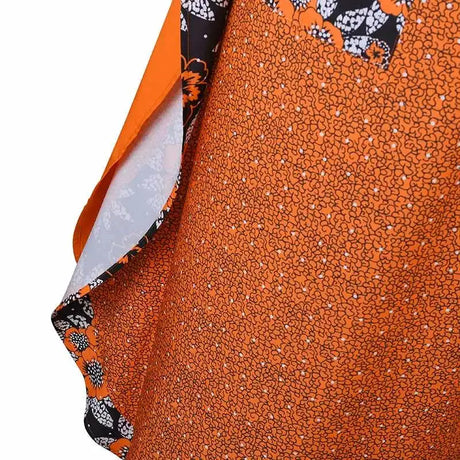 Plus Size 5XL VONDA 2024 Bohemian Printed Long Dress Summer Women V-Neck Short Sleeve Maxi Sundress Casual Pockets Loose Robe - Lootquake