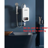 Calentador de agua instantáneo sin tanque ATWFS de 220 V, calentador eléctrico para el hogar, la cocina, el baño, la ducha, calentador de agua caliente de 4600-5500 W