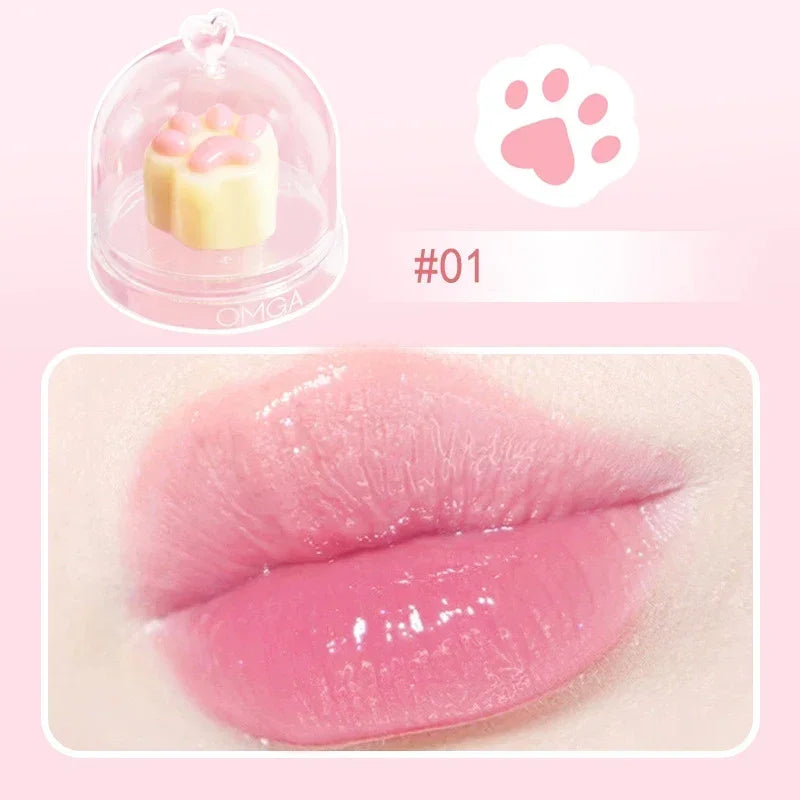 Color Changing Lipstick Lip Balm Nourishing Fades Lip Lines Long Lasting Lip Gloss Non-stick Cup Moisturizes Lips Care Cosmetics