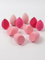 30 Beauty Eggs (Esponjas de Maquillaje) Esponja de Belleza Mixta para Base de Maquillaje, Líquida, en Crema y en Polvo Sin Impurezas, Multicolor C