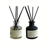50ml Aromatherapy Essential Oil Flameless Freesia Jasmine Fragrance Oil with Reed Diffuser Stick Home Room Air Freshener Decor