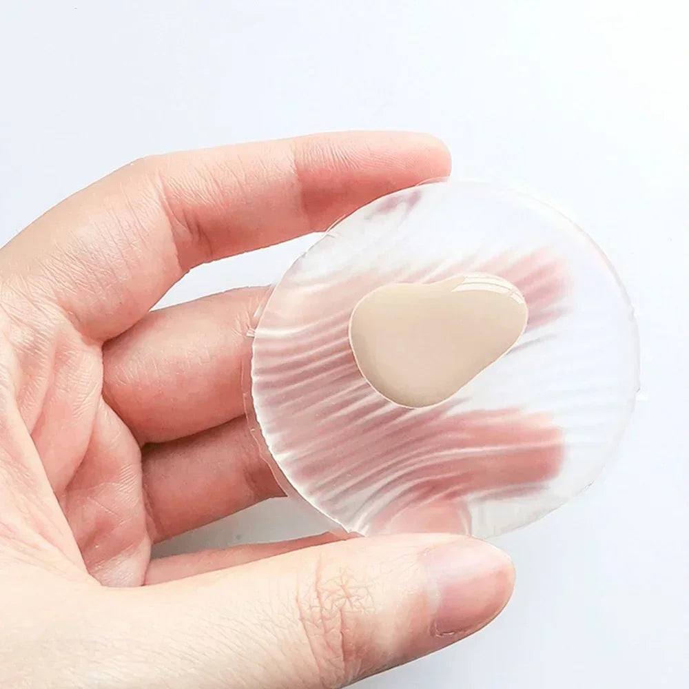Esponja de silicona suave para polvos, para base de maquillaje, crema BB, sin polvos, herramientas de maquillaje.