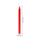 12pcs 16cm Colored Candles Great For Casting Chimes Rituals Spells Vigil Witchcraft Unscented Dinner Candles Wedding