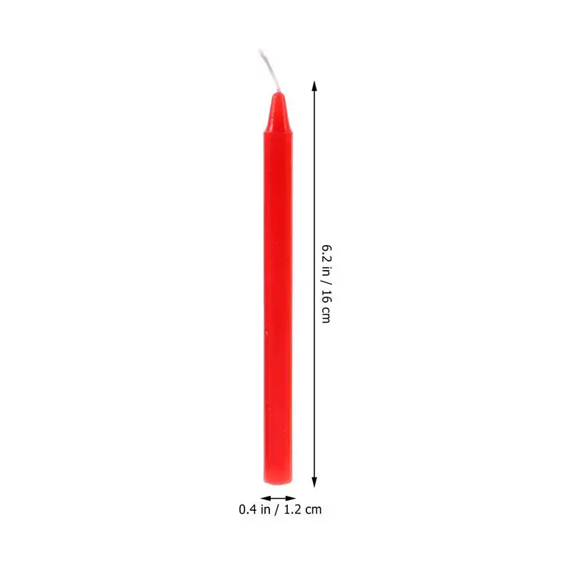 12pcs 16cm Colored Candles Great For Casting Chimes Rituals Spells Vigil Witchcraft Unscented Dinner Candles Wedding