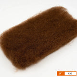 99J Burgundy Afro Kinky Bulk Human Hair | Brazilian Remy | Dreadlock & Braiding Hair | 50g