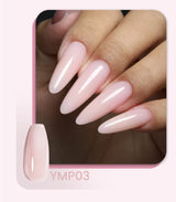 YOKEFELLOW 15g Jelly Extension Gel Nail Polish Nude Pink Clear Building Construct Extend Gel Soak Off UV LED Acrylic Gel Varnish