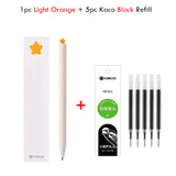 KACO Gel Pens Sets School Office Supplies for Kids 0.5mm High-capacity Heart / Star Sign Writing Gadgets Love Gift Cute Items