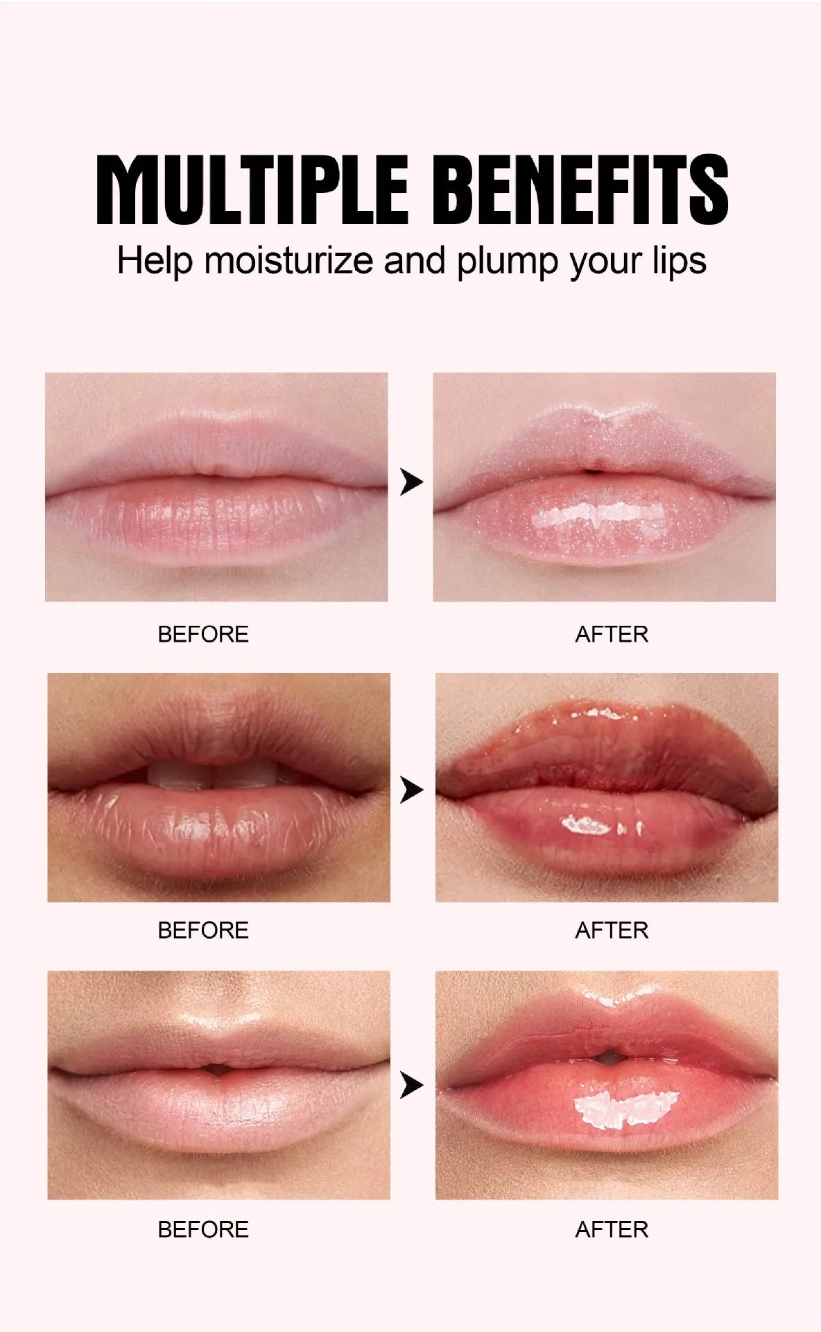 Sexy Plumper Glitter Red Nude Lipstick Liquid Waterproof Moisturize Oil Lipgloss Makeup Lip Plumping Booster Gloss Lipstick