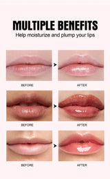 Sexy Plumper Glitter Red Nude Lipstick Liquid Waterproof Moisturize Oil Lipgloss Makeup Lip Plumping Booster Gloss Lipstick