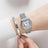 Women's Fashion Square Watches Gold Alloy Strap 2024 Luxury Ladies Quartz Wristwatches Qualities Female Roman Scale Clock - Lootquake