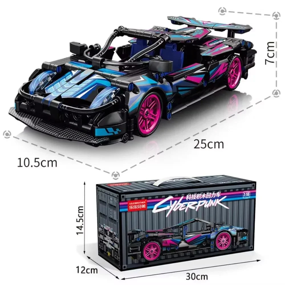 Supercar Building Blocks Car Early Learning Educational Assembled Toys Boys And Children Birthday Gift Building Blocks Ornaments - Lootquake