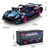 Supercar Building Blocks Car Early Learning Educational Assembled Toys Boys And Children Birthday Gift Building Blocks Ornaments - Lootquake