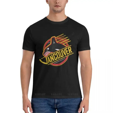 RARE: Vancouver Hockey - Retro Canucks Classic T-Shirt mens cotton t shirts mens short sleeve t shirts mens tall t shirts - Lootquake