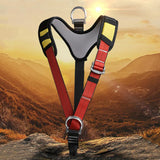 Arnés de escalada para la parte superior del cuerpo, cinturón de seguridad para el pecho, cinturón de seguridad para escalada, montañismo y rapel.