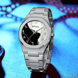 Fashion Watches Men's Watch reloj hombre BESTWIN Creative Dial Gold Shell Face Business watches for men relogios masculino - Lootquake