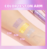 1 PC Diamond Mascara Shining Galaxy Sequins Sweat Proof Glitter Eyelashes Quick Dry Lasting Curling Thick Mascara Shimmer Makeup