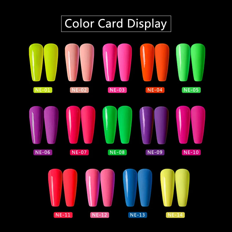 CHUNSHU 15ml Fluorescence Gel Nail Polish Semi Permanent UV/LED Nail Gel Long Lasting Varnish For Nails Art Manicures Soak Off