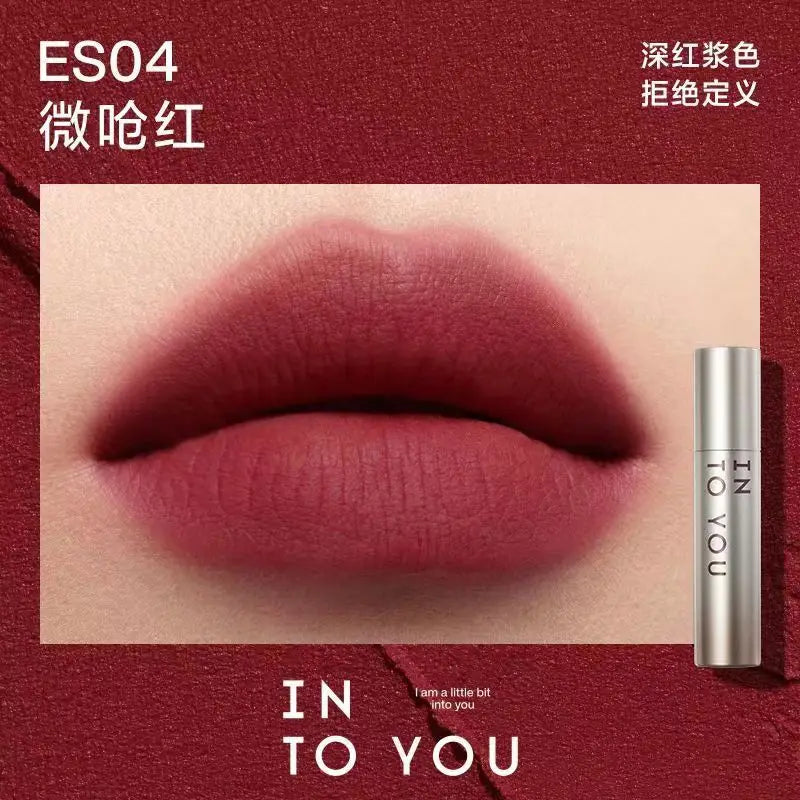 Rouge à lèvres mat INTOYOU, argile à lèvres longue tenue, brillant à lèvres velours waterproof, non fondant, non collant, maquillage expresso pour les lèvres