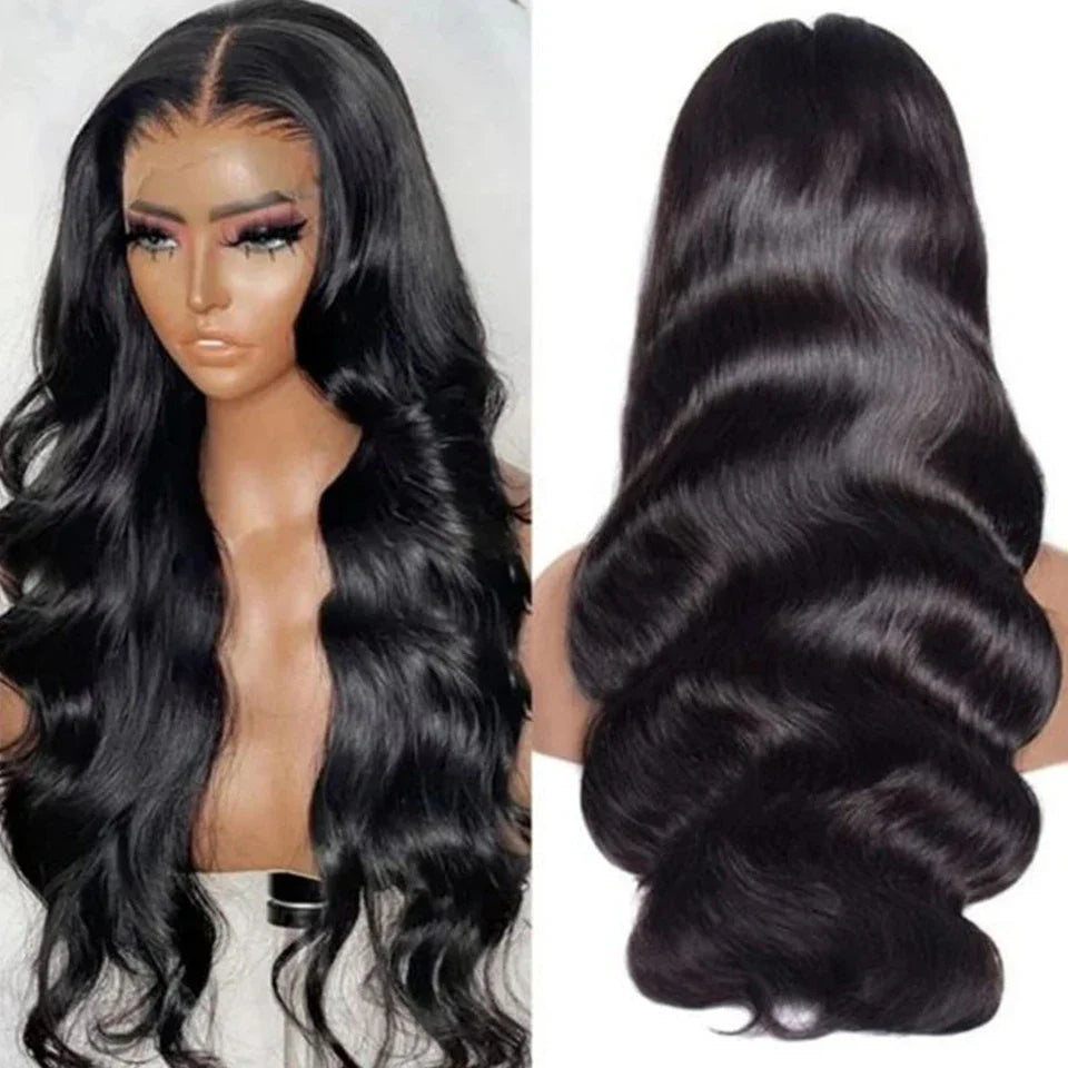 Body Wave T-Part Lace Wig | Transparent Lace Front Malaysian Human Hair