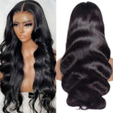 Body Wave T-Part Lace Wig | Transparent Lace Front Malaysian Human Hair