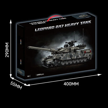 Military WW2 MOC Leopard 2A7 Army Main Battle Tank Soldiers Building Blocks Bricks M1 T90M Tank Set For Children Boys Gifts - Lootquake