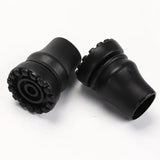 2 Pcs/Lot Pioneer   Rubber Tips for Old Man Hiking Poles Trekking Poles Solid Wood T-handle Man Cane Aluminum Walking Stick - Lootquake