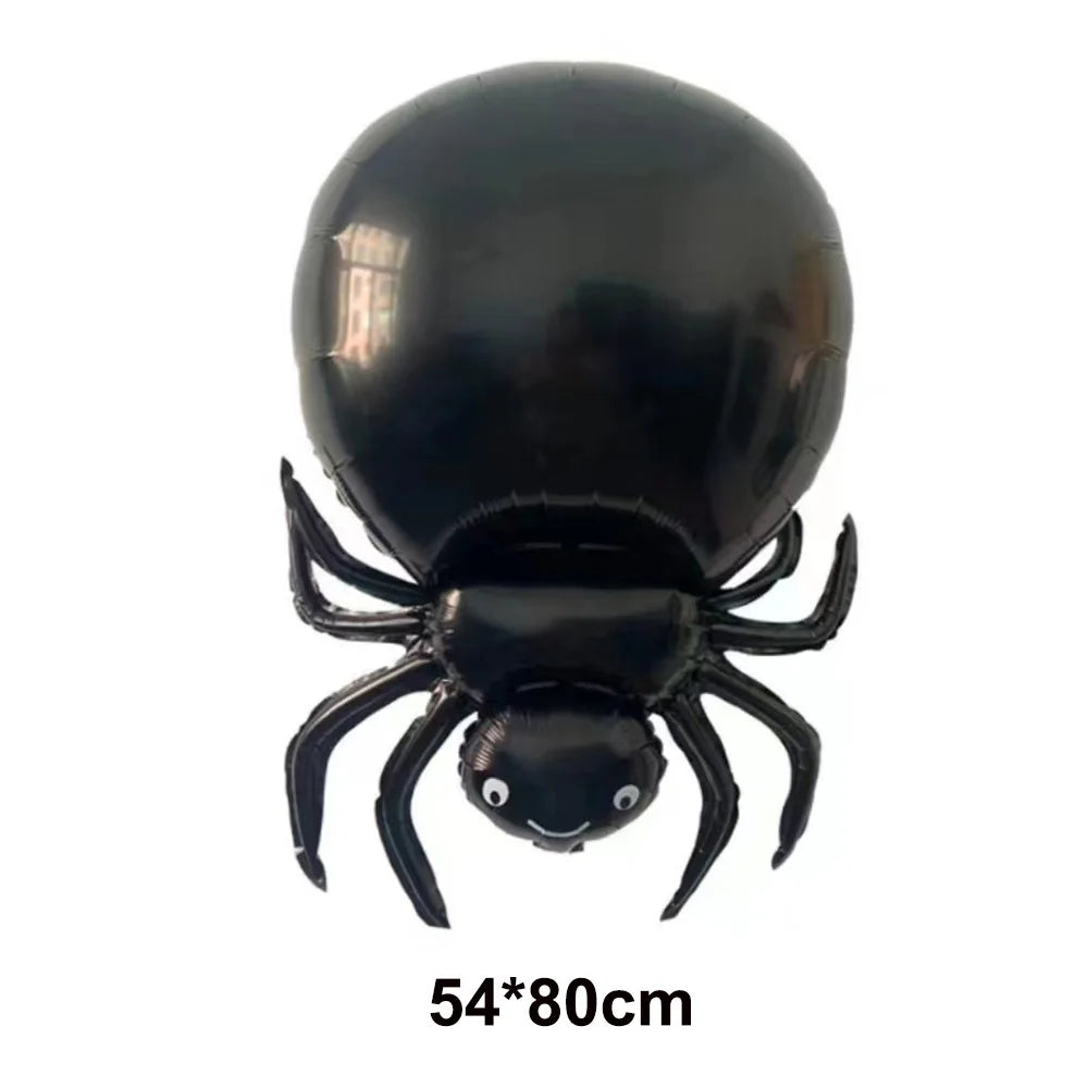 Halloween Theme Standing Balloon Pumpkin Haunted House Spider Cat Foil Balloon Happy Halloween Decor Supplies Kids Gifts