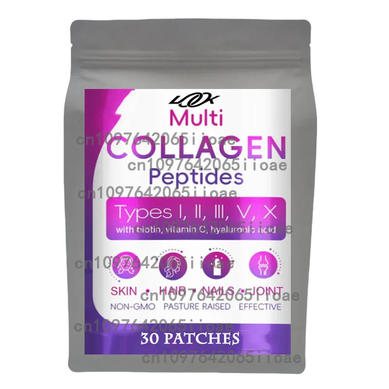 Hydrolyzed collagen capsules - multiple benefits support for skin elasticity, hair and nail strength | antioxidant rich female n