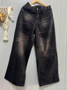 Pantalon Femme Autumn Winter Wide Leg Pants High Waisted Loose Jeans Woman Vintage Street Fashion Harajuku Y2K Pant Trousers - Lootquake